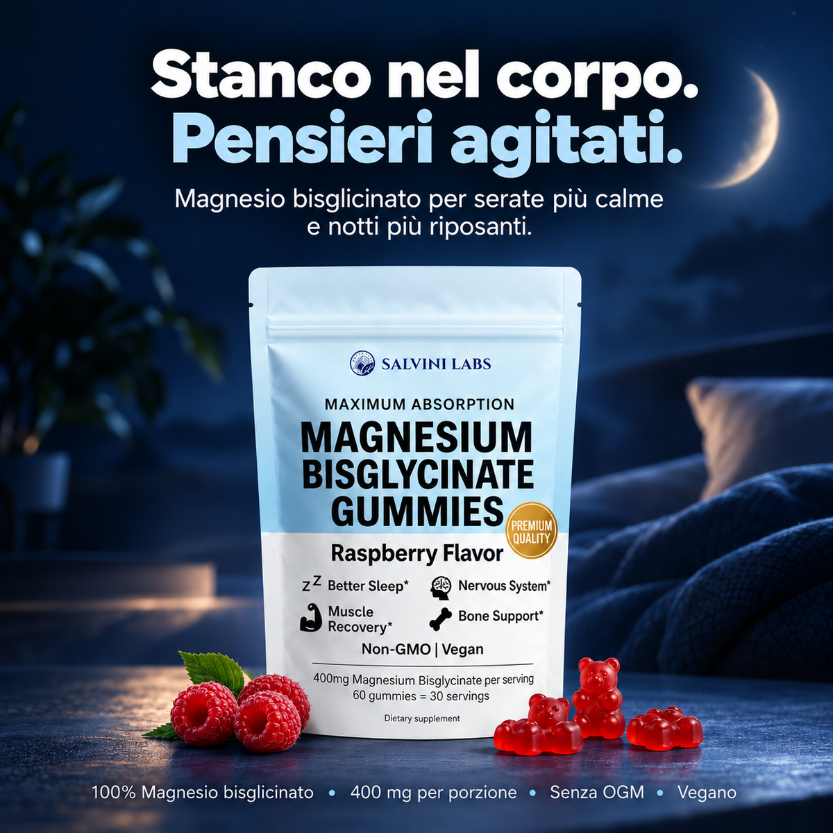 Salvini Labs - Magnesium Bisglycinate Gummies