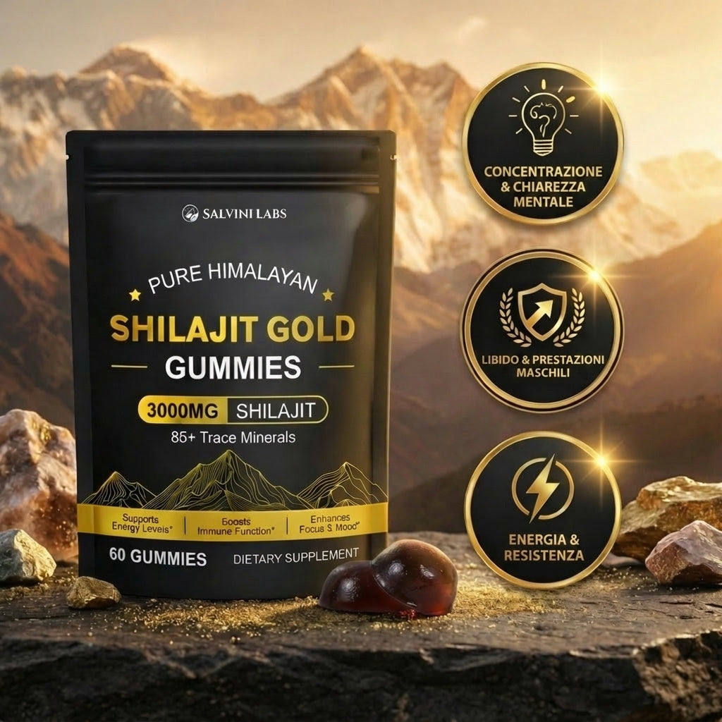 Shilajit Gold Gummies - Salvini Labs