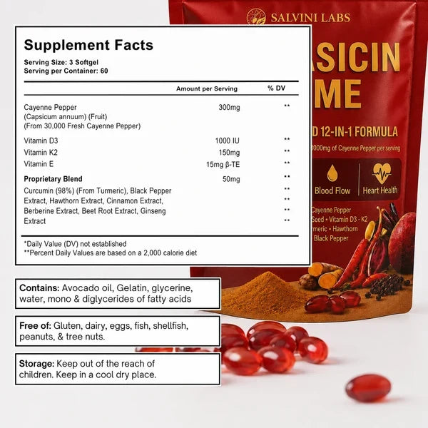 Salvini Labs - Capsaicin Prime (Metabolism)