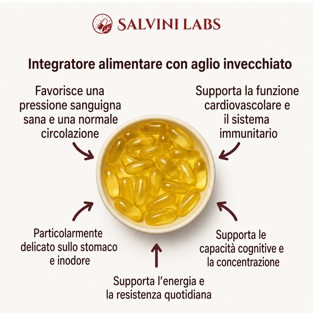 Salvini Labs - Odorless Aged Garlic