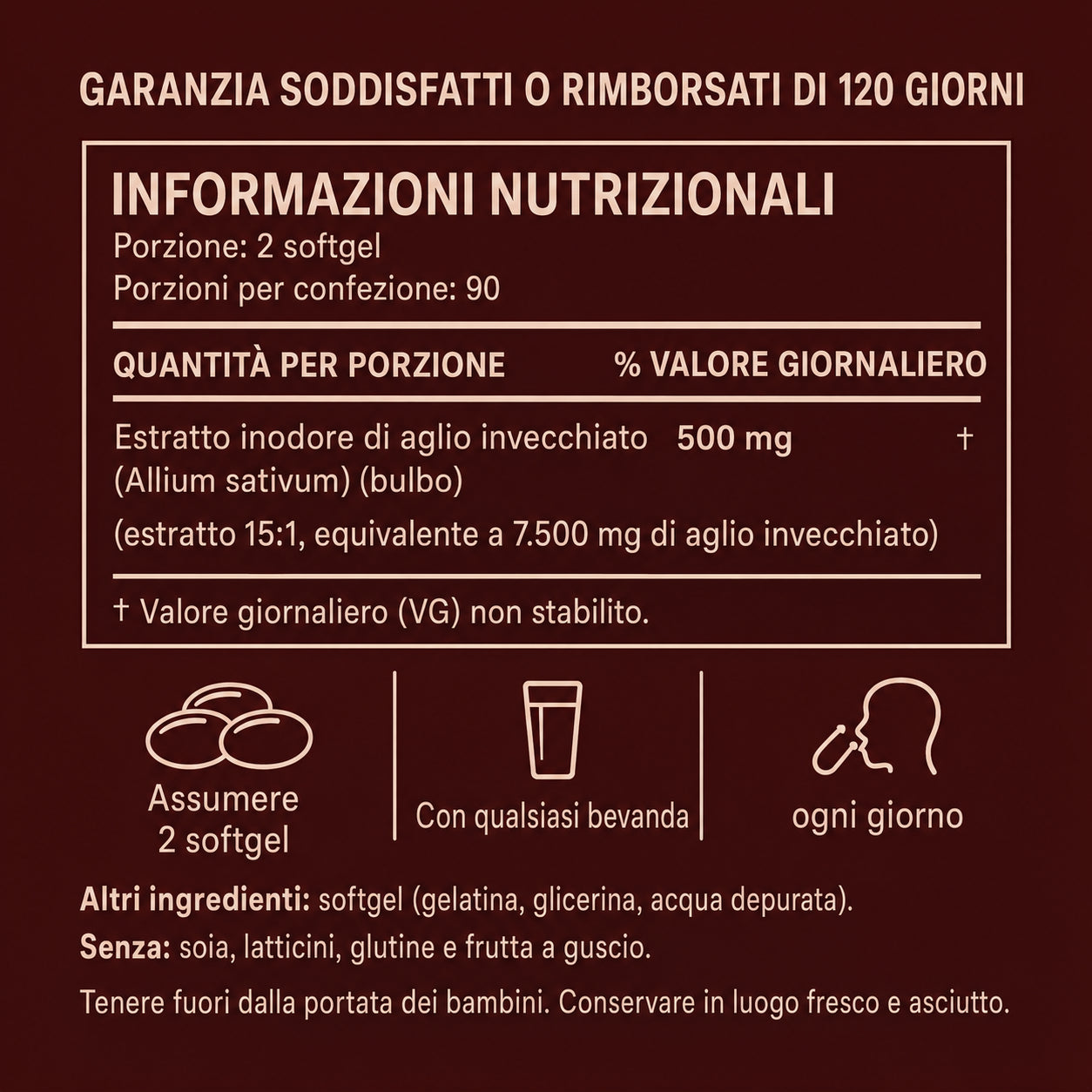 Salvini Labs - Odorless Aged Garlic