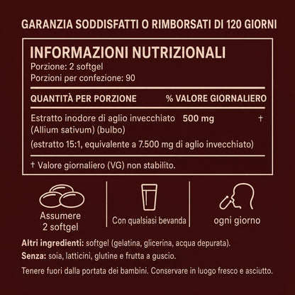 Salvini Labs - Odorless Aged Garlic